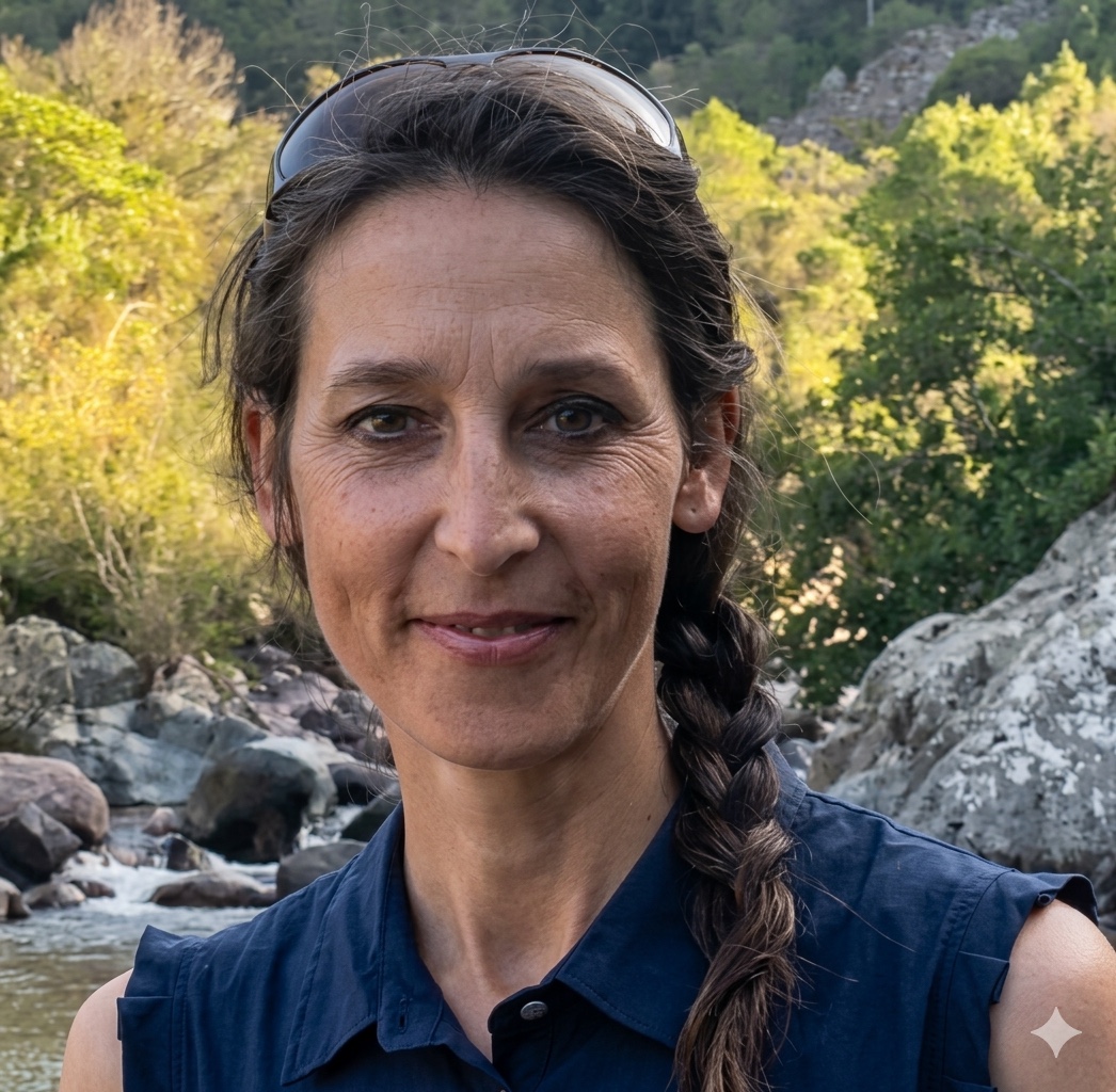 Bettina Schumacher in natürlicher Umgebung